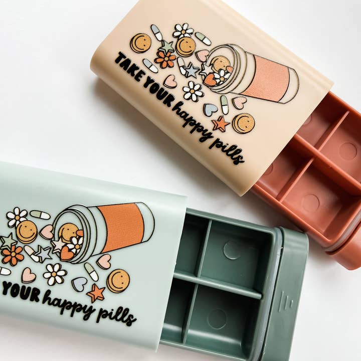 Take your Happy Pills Container for wholesale by Boho + Babe