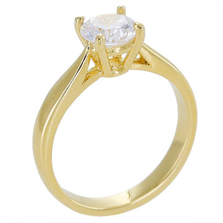 Engagement solitaire ring for wholesale by Morana