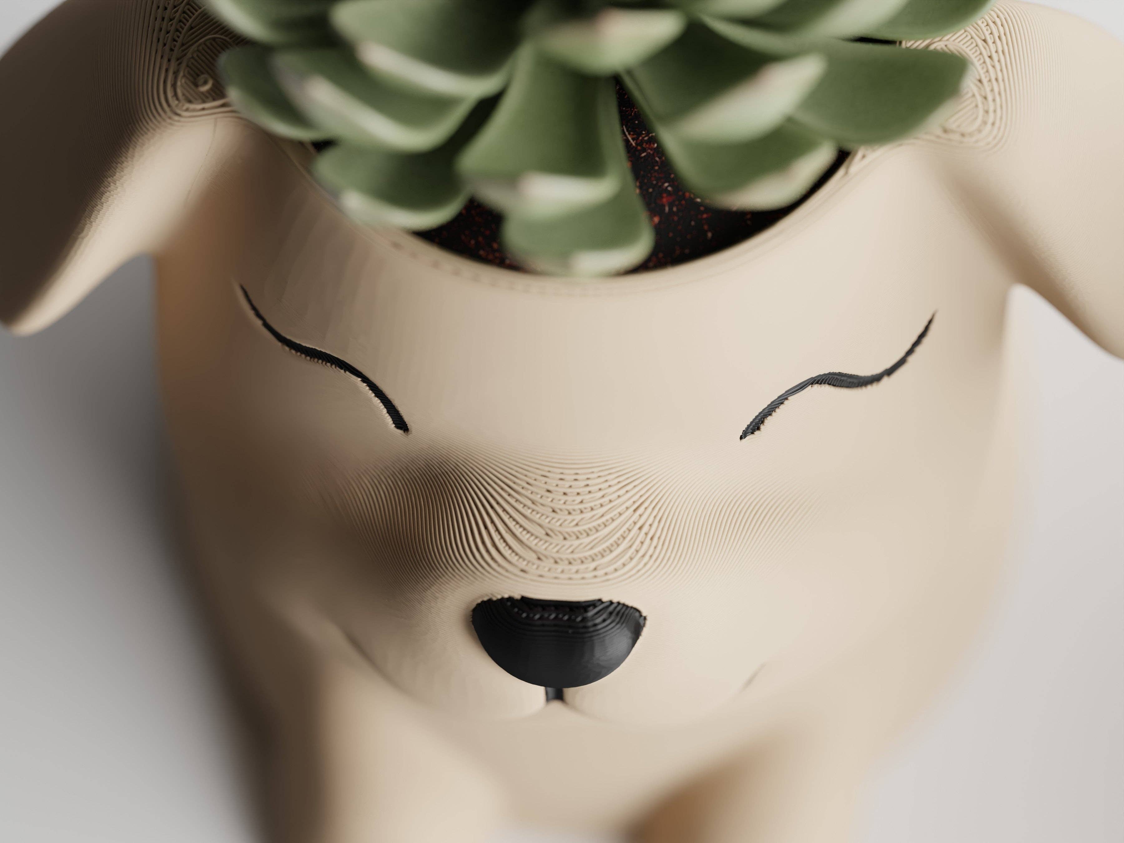 The Butler's Company - Wholesale Plant Pot - Adorable Cute Puppy Dog Flower Pot | Decor with Personality3