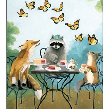 Masala Cards - Vente Carte de vœux classique - Gâteau et Thé - Artiste : Kim Ferreira - GKF368