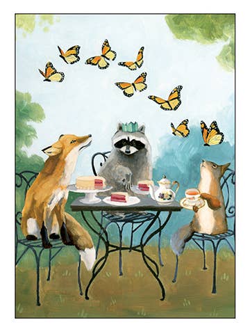 Cake and Tea - Artist: Kim Ferreira - GKF368 for wholesale by Masala Cards