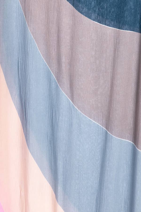 SAACHI - Vendita all'ingrosso Caftano - Donna - Caftano a righe asimmetriche6