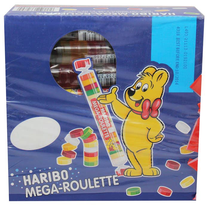 Grandpa Joe's Candy Shop - Wholesale Gummy - Haribo Mega Roulette, 1.58oz, 24ct Case