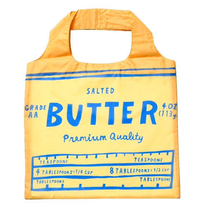 Yellow Owl Workshop - Wholesale Grocery/Shopping Bag - Butter Art Sack® - Eco-Friendly Reusable Tote - Baker Gift