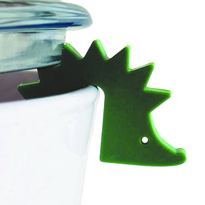 Protetor para panela de silicone em formato de porco-espinho, verde por atacado de NineLives