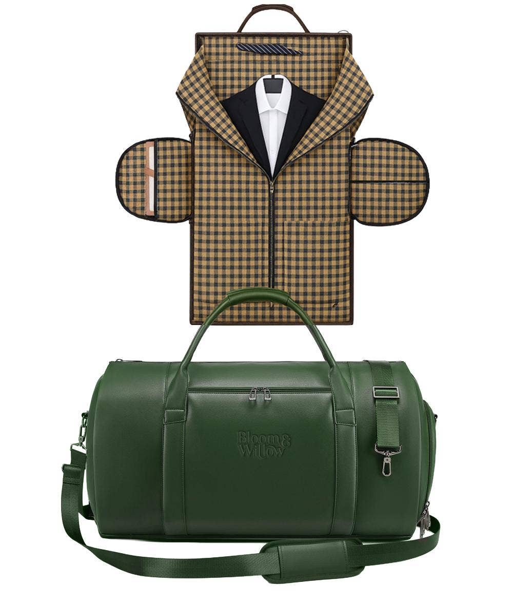 Bloom & Willow - Vendita all'ingrosso Sacca da viaggio - Unisex - Borsa da viaggio 2-in-1 Bloom & Willow per indumenti e borsone da cabina10