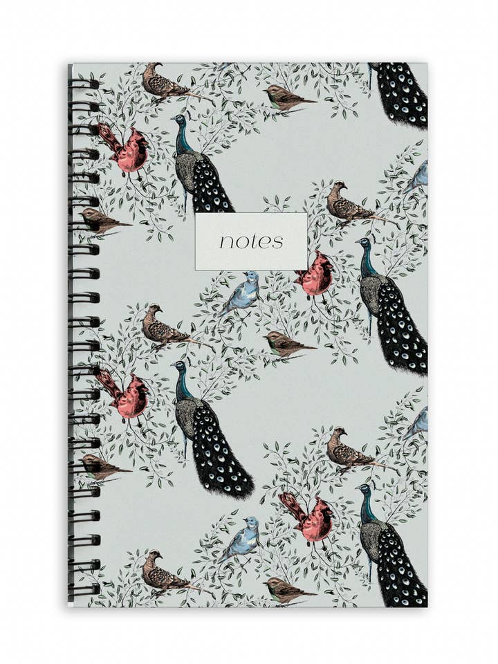 Cuaderno de espiral de pájaros para venta al por mayor de Rust Belt Love Paperie