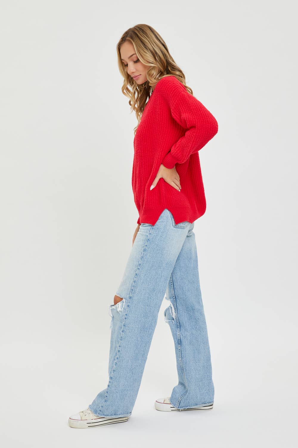 Sweet Lovely by Jen - Wholesale Knit Sweater - Women's -  EVERYDAY CASUAL  SWEATER32