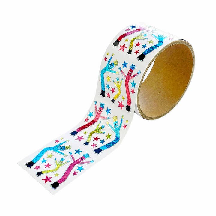 WS-Air Dancers Stickers on the Roll for wholesale by Pipsticks