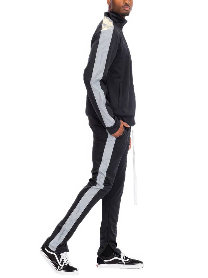 CC Wholesale Clothing - Wholesale Tracksuit - Men's - Single Stripe Track Set9