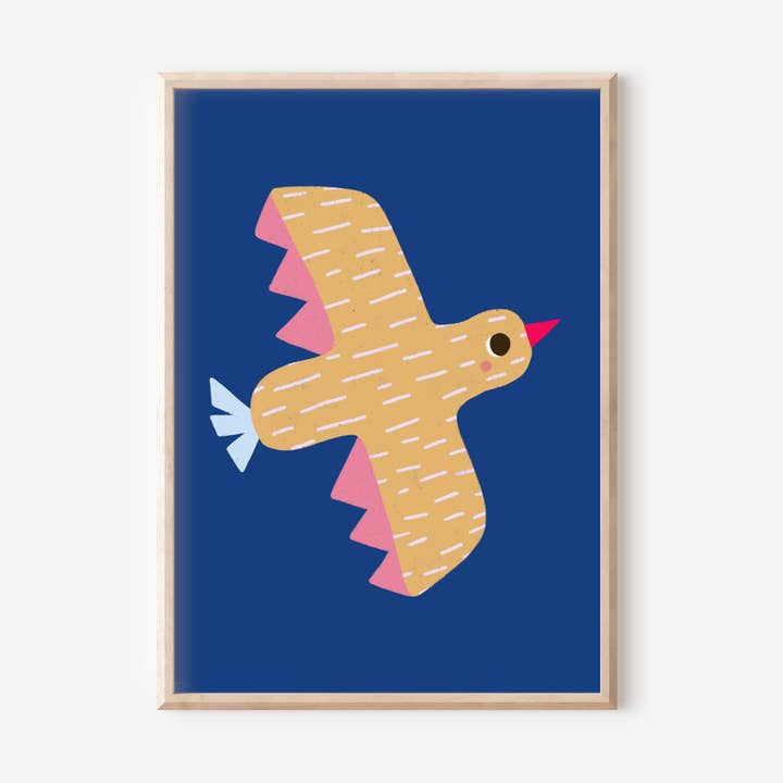 Poster "Love Bird" for wholesale by Modern Kids Art