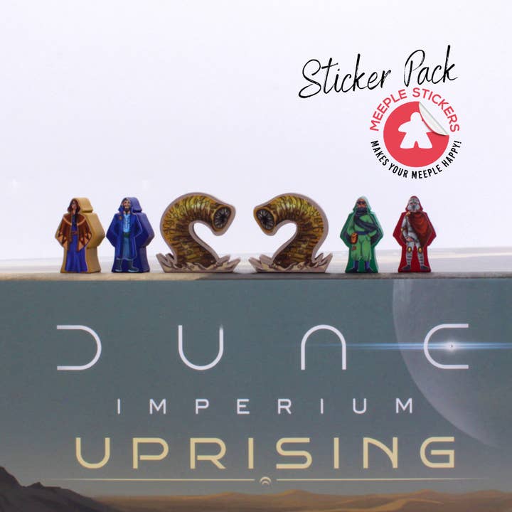 Meeple Stickers – wholesale Board game – Dune Imperium Uprising Sticker Set