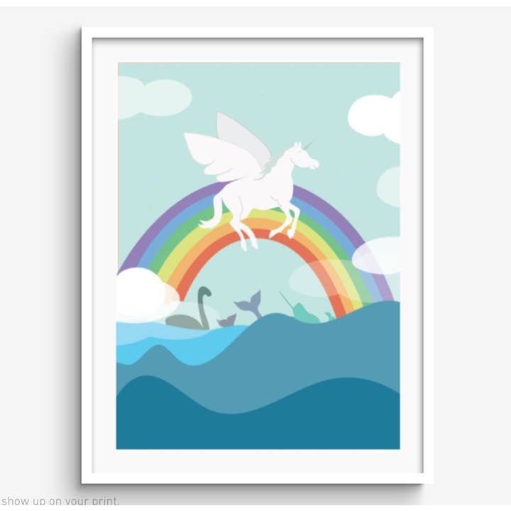 Magical Day Art Print voor wholesale door Two Peeps Designs