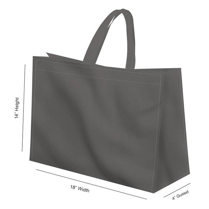 Non Woven Totes - Wholesale Tote bag – Unisex - Reusable Heavy-Duty Non-Woven Tote Bag - 18x14x4 | Custom Printed Power Tote Bags15