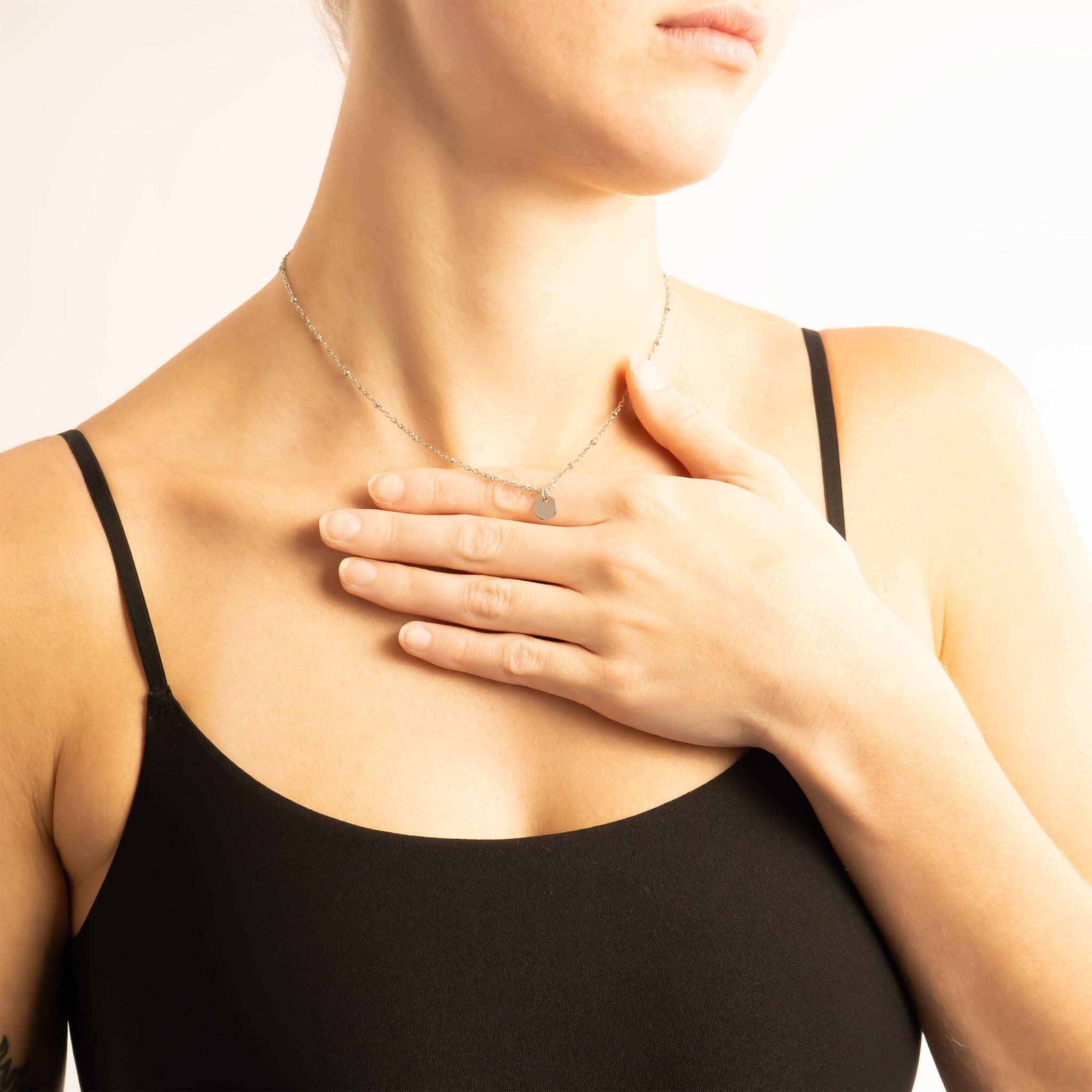 WJW - Vendita all'ingrosso Ciondolo/pendente - Etichette per gioielli in acciaio inossidabile con rivestimento PVD in oro 18K.10