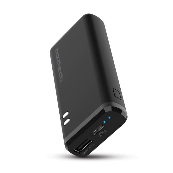 JupiterGear Home - Venta al por mayor Cargadores portátiles - Batería externa USB-C + USB Naztech de 4000 mAh