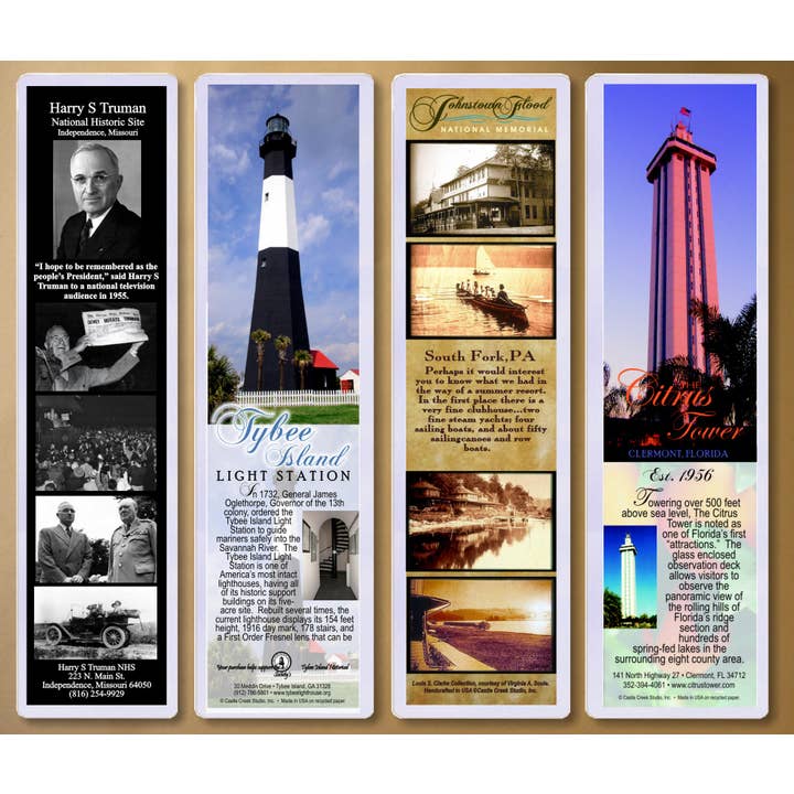 Laminated Bookmark for wholesale by Castle Creek Studio Inc.