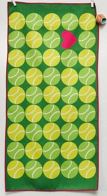 Clutch Towels - Wholesale Sports Towel - Small Tennis/workout Towels, Having a Ball Tennis