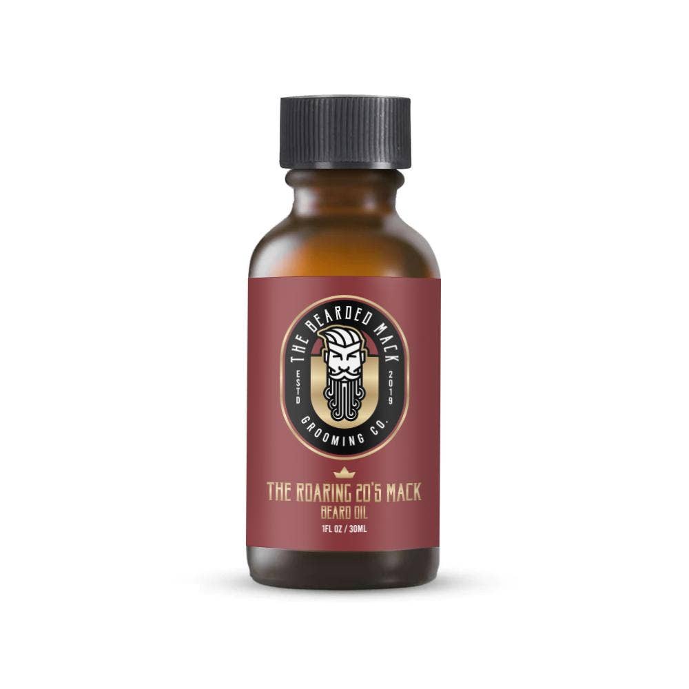 The Bearded Mack Grooming Co - Wholesale Beard Styling Product - The Roaring 20’s Mack Beard Oil - Barbershop