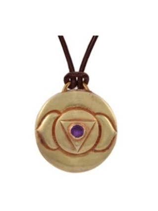 Third Eye Chakra Amulet With Cord for wholesale by TULKU