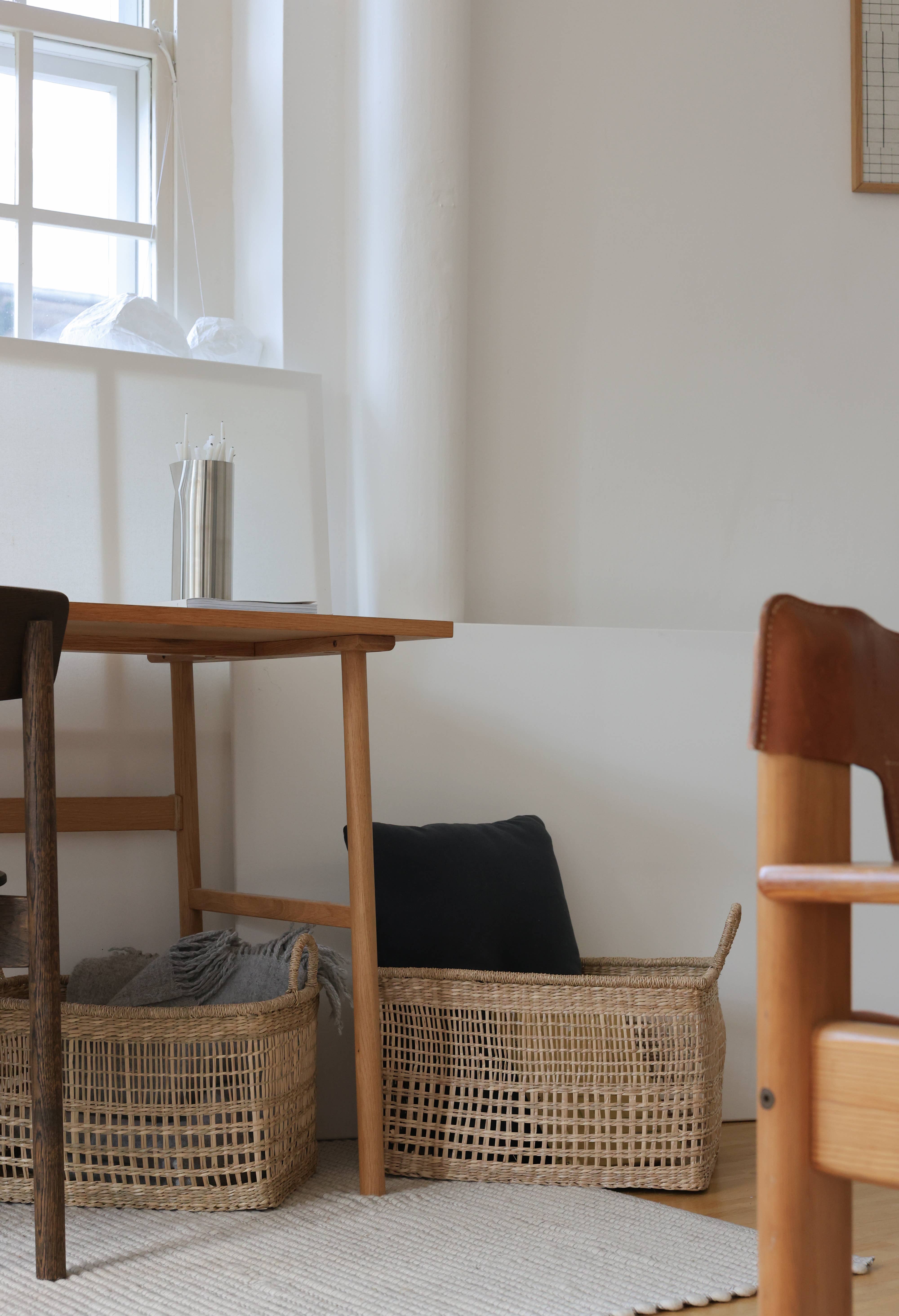 SUNNY HOME - Wholesale Basket - Seagrass Storage Basket with Handles – Salema Rectangular L2