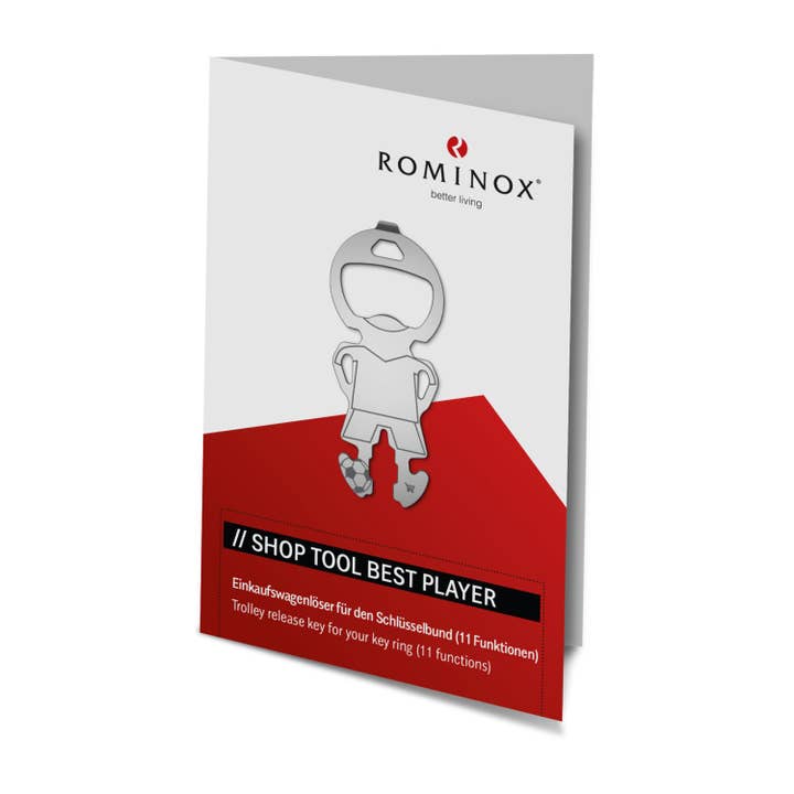 ROMINOX GmbH - Wholesale Keychain - Unisex - ROMINOX® Shop Tool//Best Player - 11 Features3