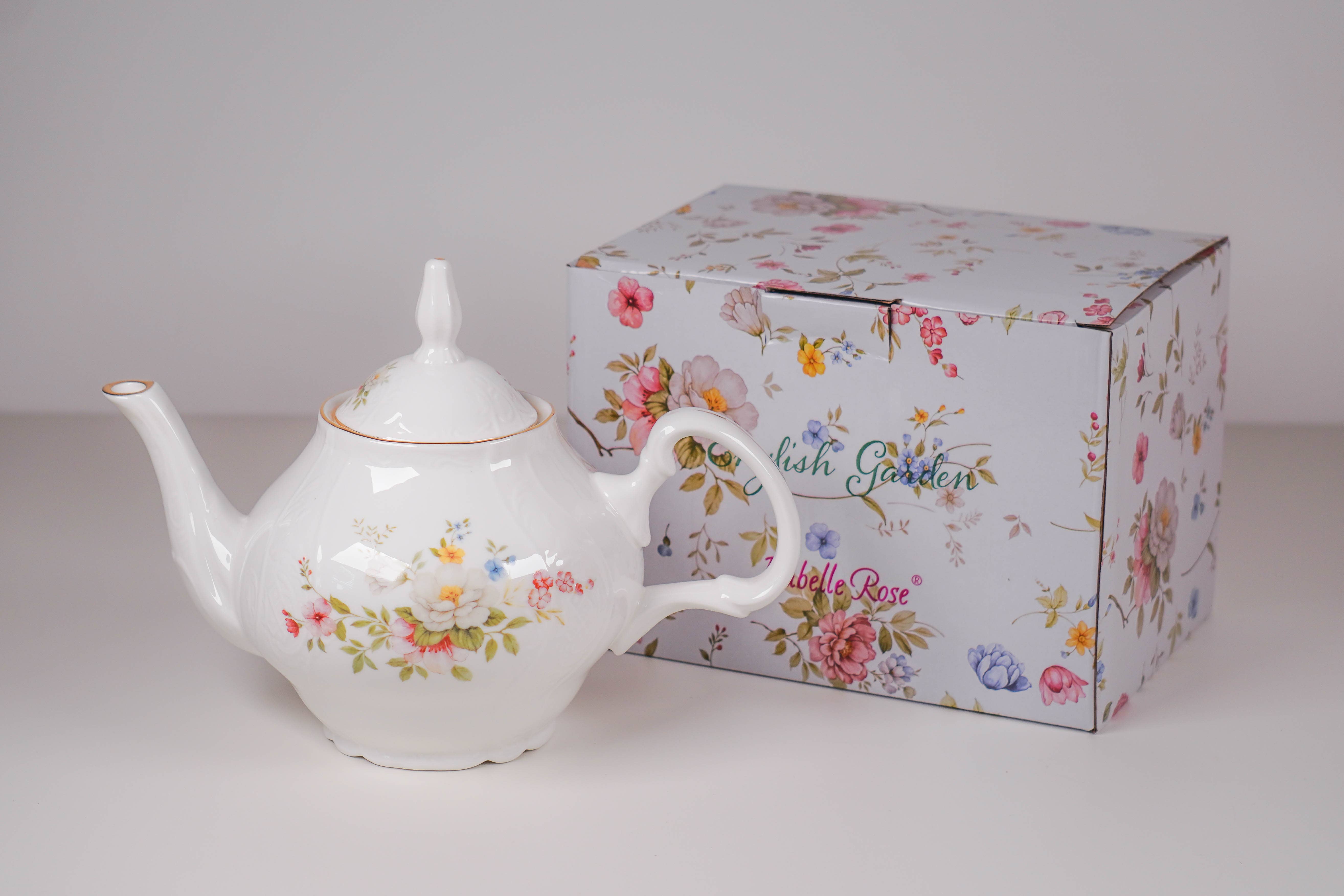 Isabelle Rose - Venta al por mayor Teteras - Tetera English Garden 1200 ml Isabelle Rose1