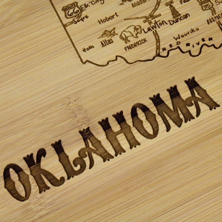 Totally Bamboo - Wholesale Cutting Board - A Slice of Life Oklahoma Cutting & Charcuterie Board4