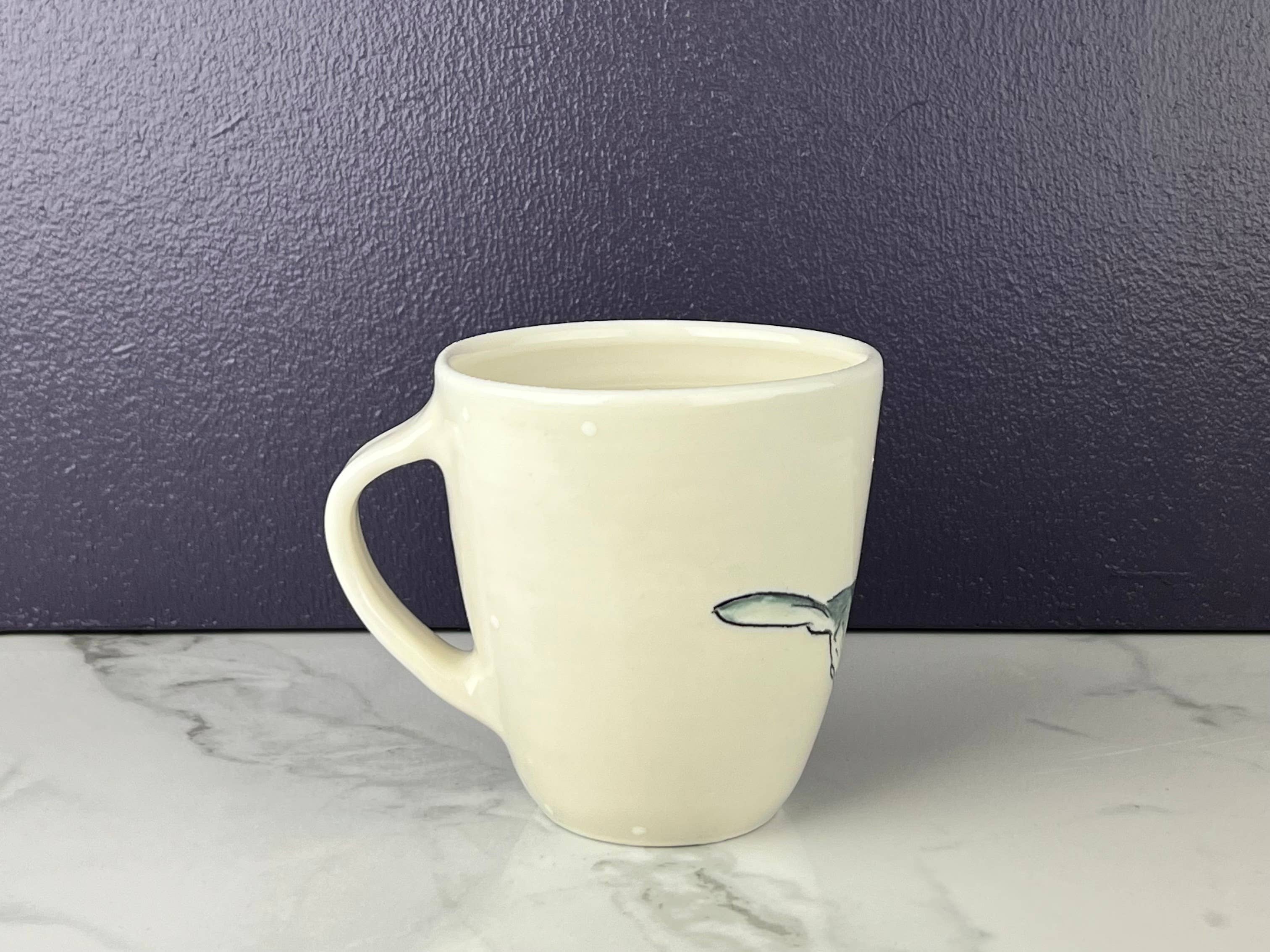 Lucy Nilan Studios - Wholesale Drinking Glass/Cup - Humpback whale6