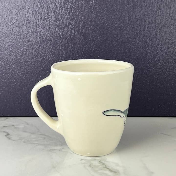 Lucy Nilan Studios – wholesale Drinking glass/cup – Humpback whale6