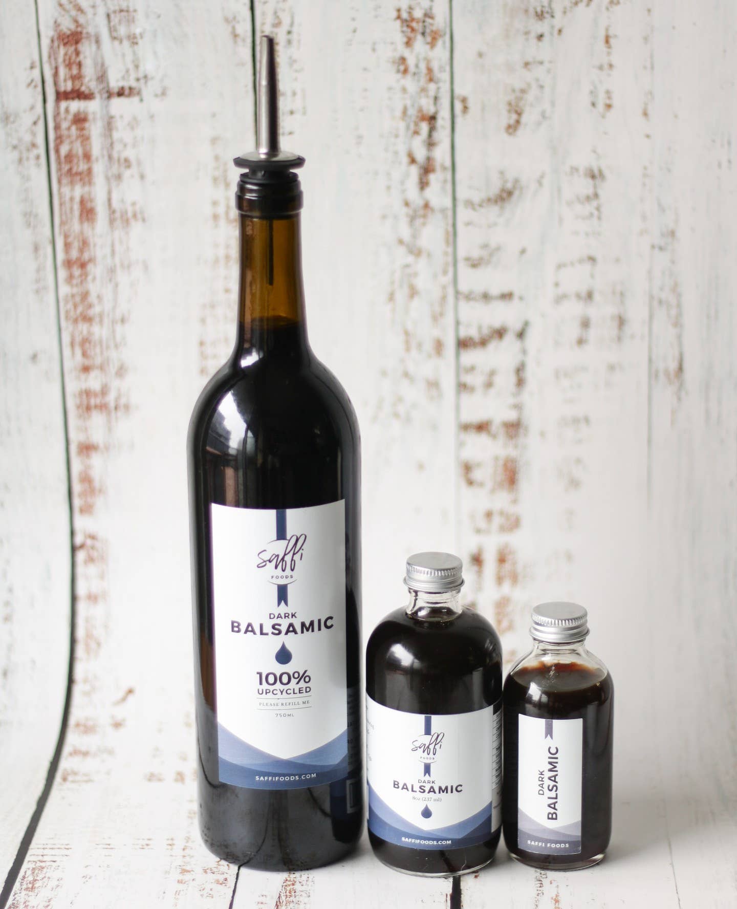 Saffi Saana – Vinagre por atacado – 8 fl. oz. Vinagre balsâmico escuro2