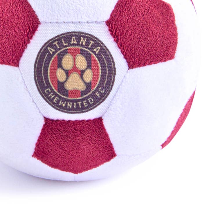 Floofball - Wholesale Pet Plush Toy - Dog - Atlanta Chewnited Plush Soccer Ball Dog Toy