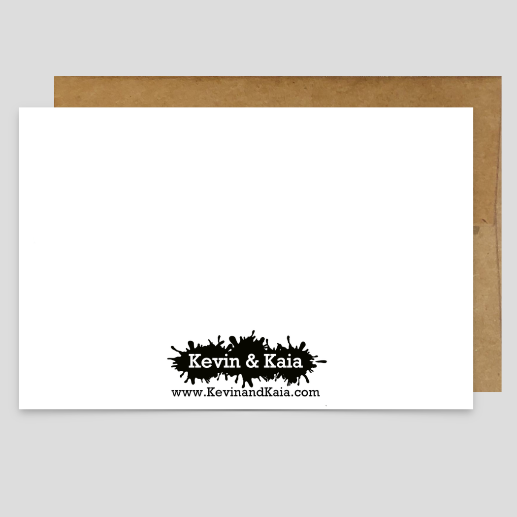 Kevin & Kaia - Wholesale Everyday Greeting Card - You're a Total Badass- Greeting Card3