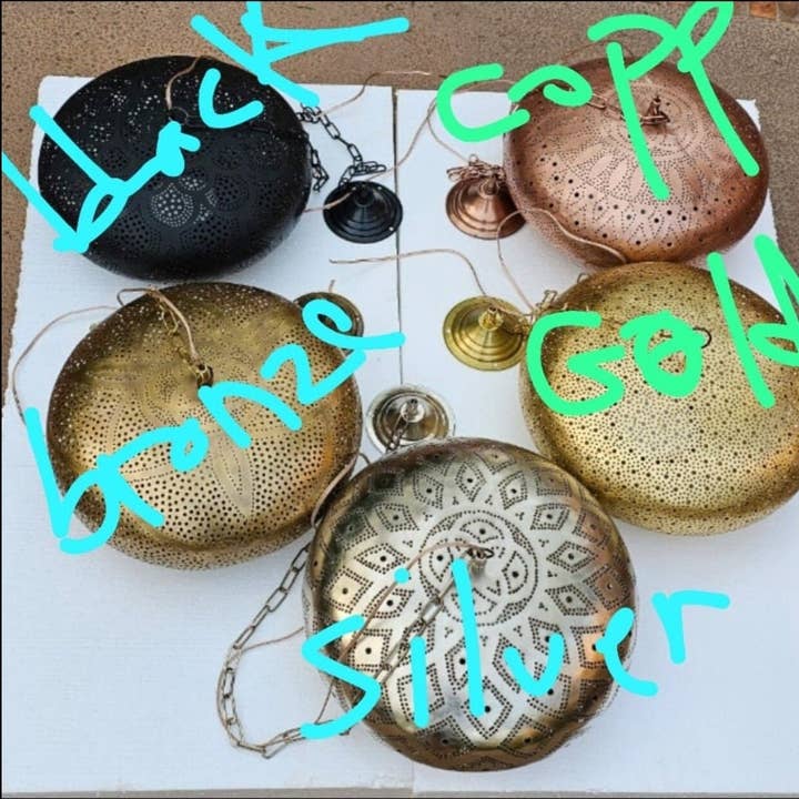 libitiishop - Wholesale Chandelier/Hanging Light - Moroccan pendant light, Handmade modern brass ceiling light12