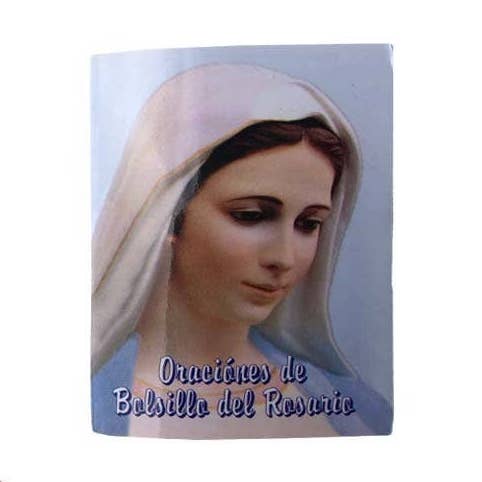 Oraciones de Bolsillo del Rosario Prayer Card Pamphlet 25/pk for wholesale by Oremus Mercy