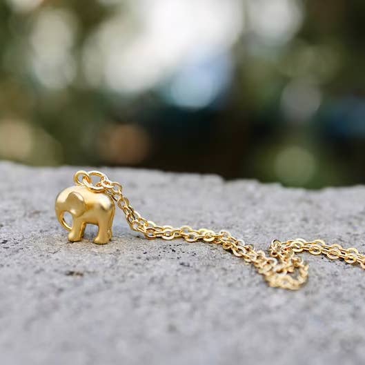 Vintage Acorn - Wholesale Pendant/Charm Necklace - Elephant Necklace