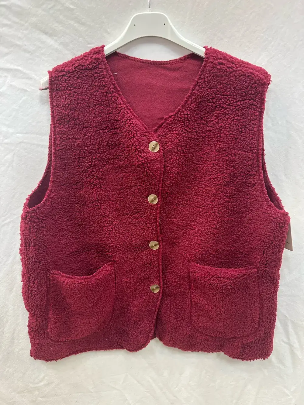 Mimi & Gogo - Vente Veste sans manches – femme - Gilet moumoute sans manches @6108_GiMoumoute11