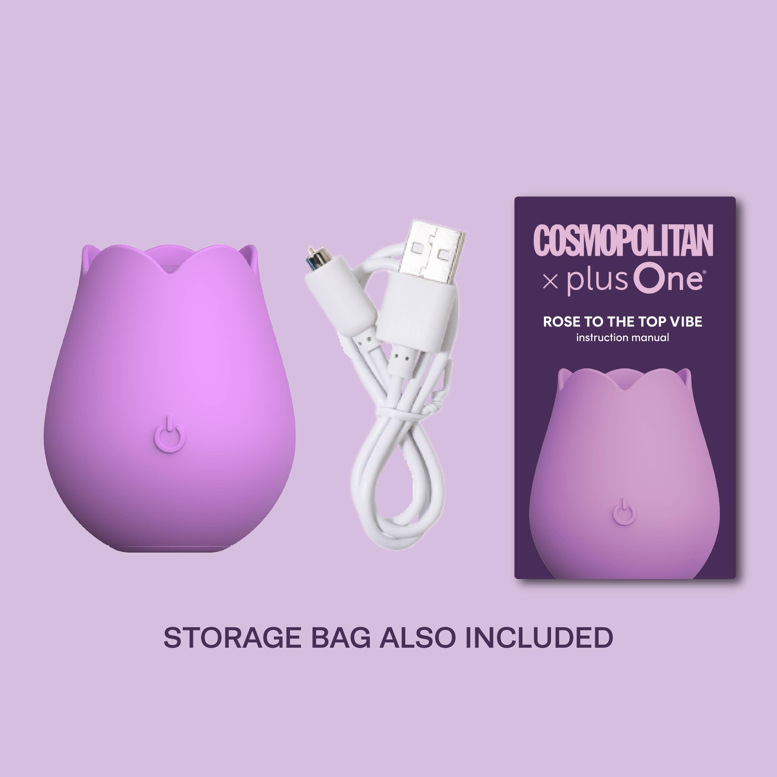 plusOne - Wholesale Sex Toy - Cosmopolitan x plusOne Rose to the Top Vibe8