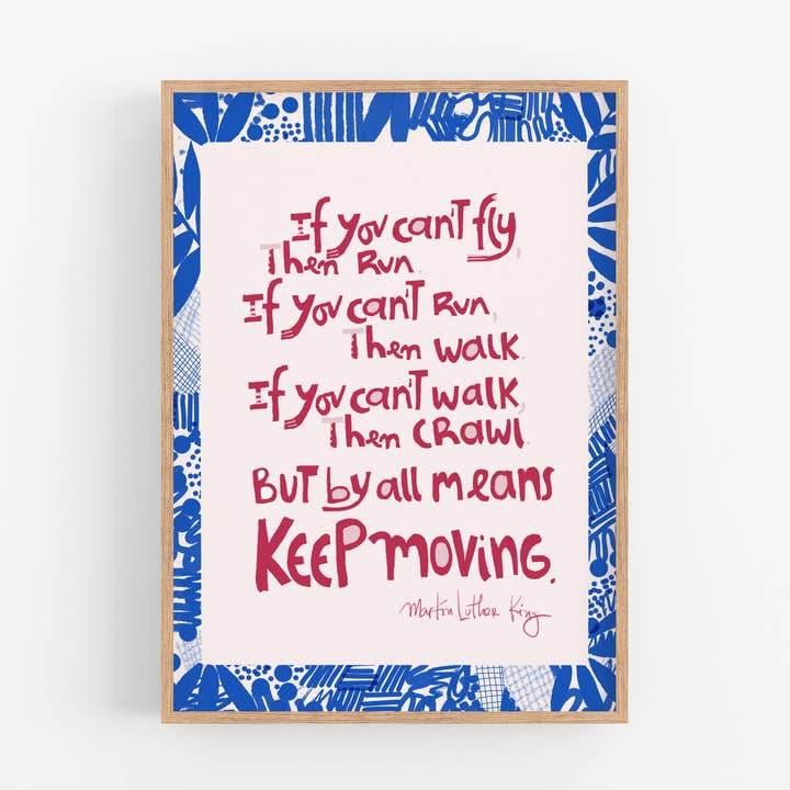 Martin Luther King-citat for engroshandel hos Violet Red Studio