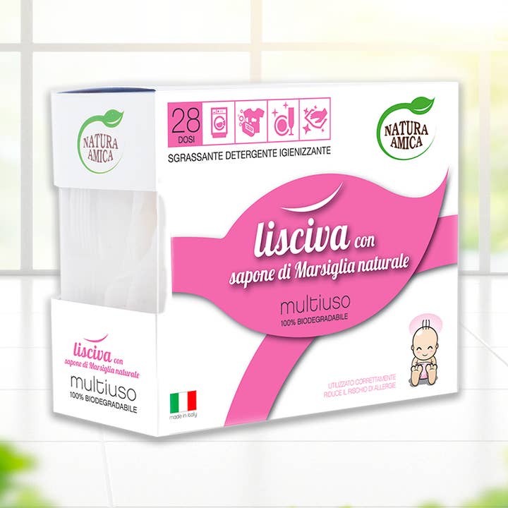 Natura Amica - Venta al por mayor Jabones para lavar los platos - Jabón multiusos de lejía orgánica y marsella natural0