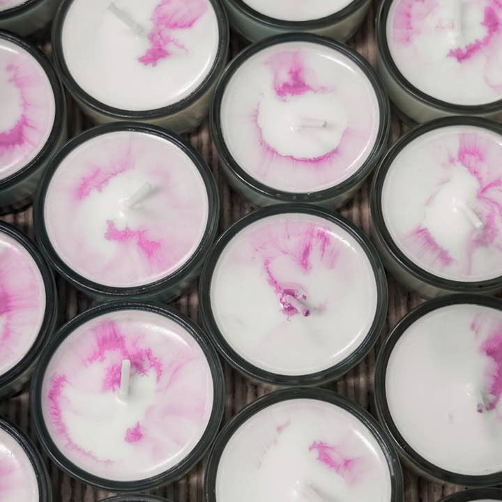 Ensemble de bougies chauffe-plat à effet fait main 3 pièces | Testeur de bougies parfumées pour la vente par mysoy® Duftkerzen-Manufaktur