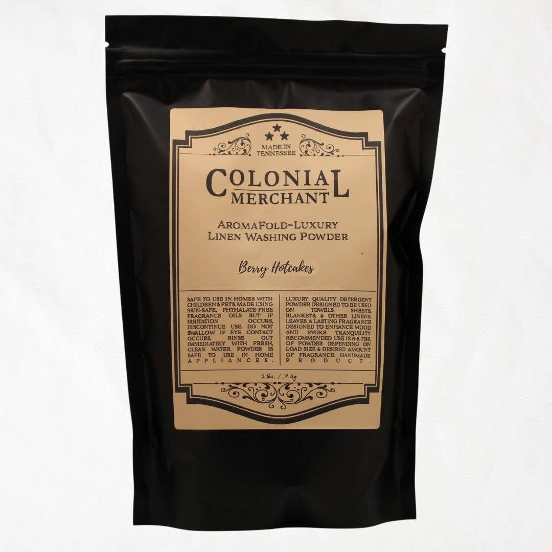 Colonial Merchant - Wholesale Laundry Detergent Powder/Pods - 2 lb. Berry Hotcakes Colonial Merchant Laundry Powder1