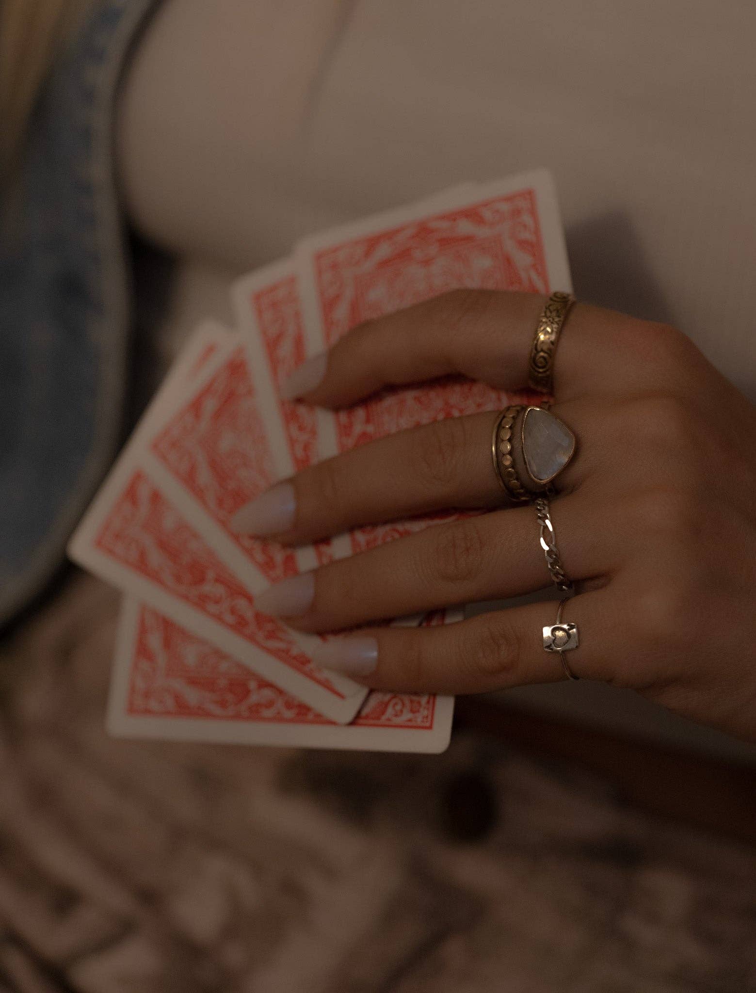 Shiftd Jewelry - Vente Anneau/bague à empiler - Bague As de Cœur1