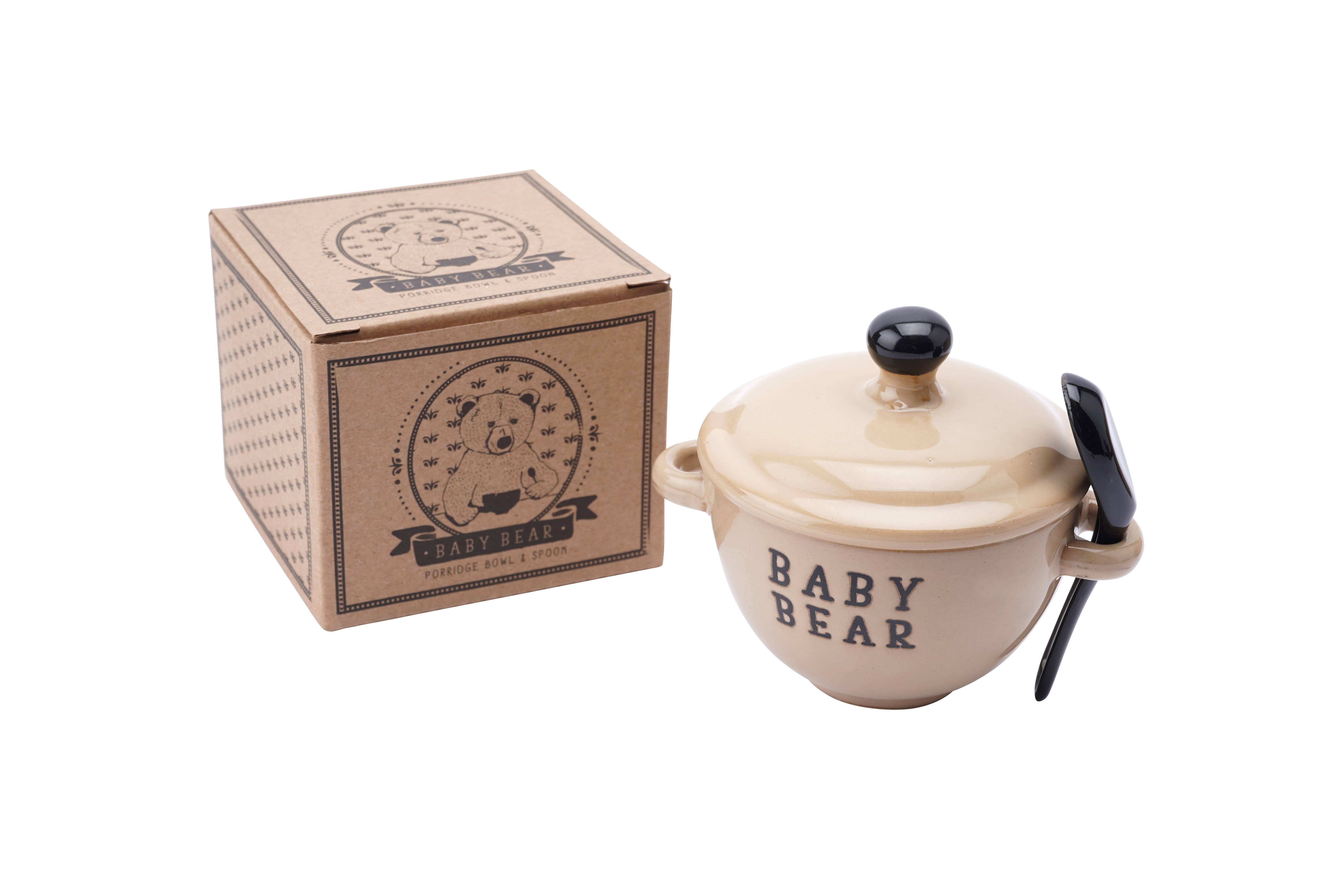 CGB Giftware – wholesale Bowl – Loft 'Baby Bear' Porridge Bowl and Spoon2