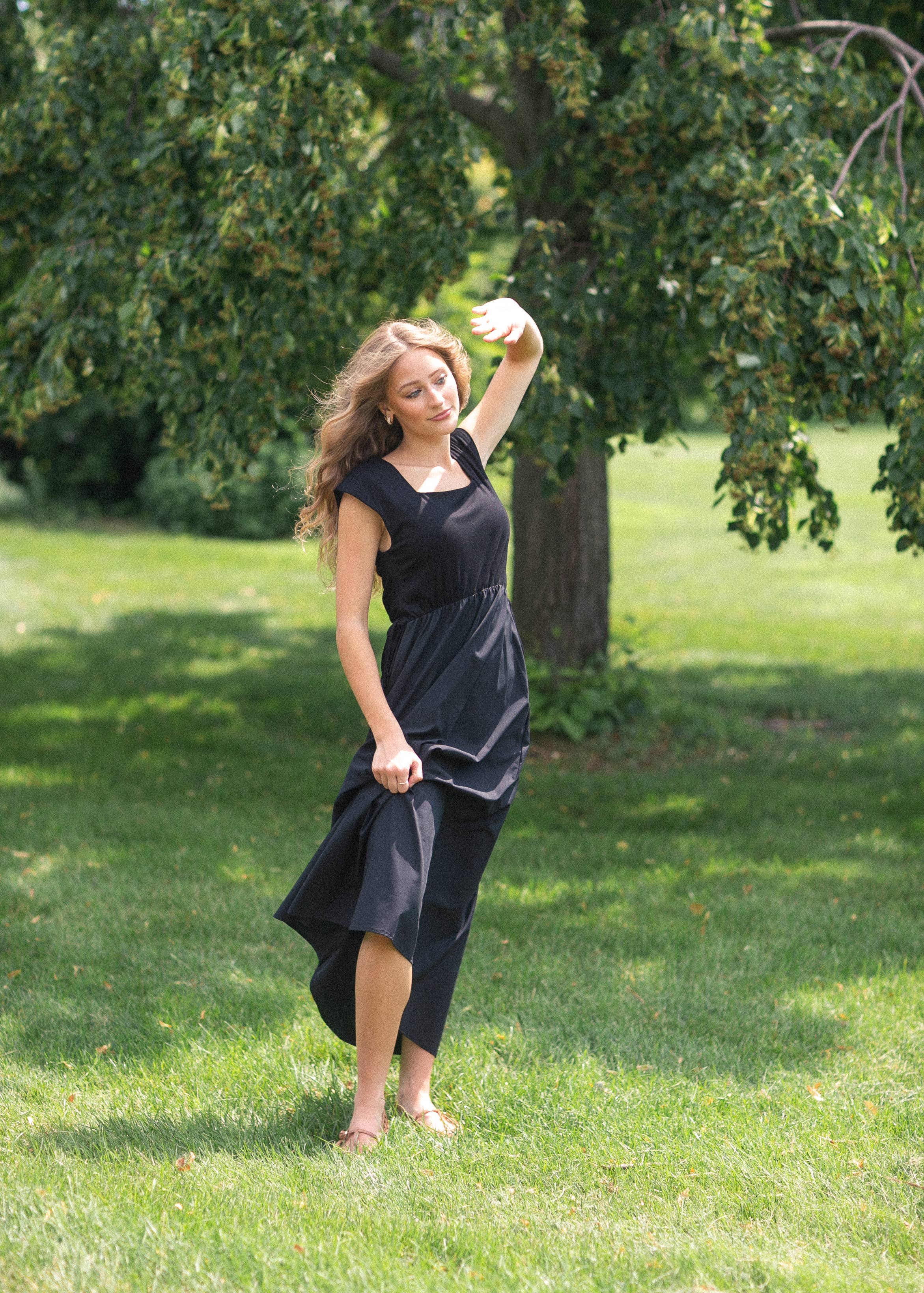 Inherit Clothing Company - Wholesale Dress - Women's - Eleanor A-line Maxi Dress4