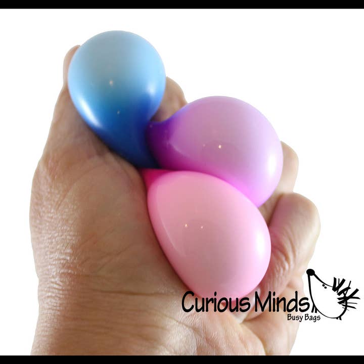 Curious Minds Toys - Vendita all'ingrosso Palla/pasta antistress - 1 piccola e incredibile palla antistress al neon confezionata singolarmente da 3,8 cm6