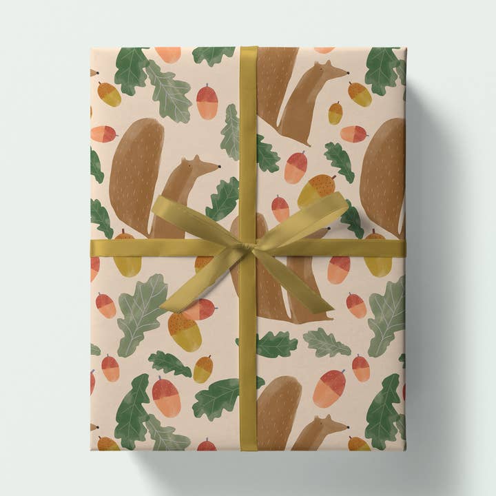 Emballage cadeau écureuil pour la vente par Plewsy