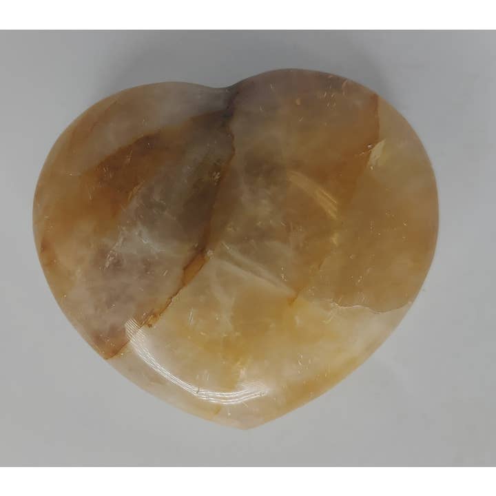 The Headspace - Wholesale Spiritual Stone/Crystal - Yellow Hematoid Quartz Hearts