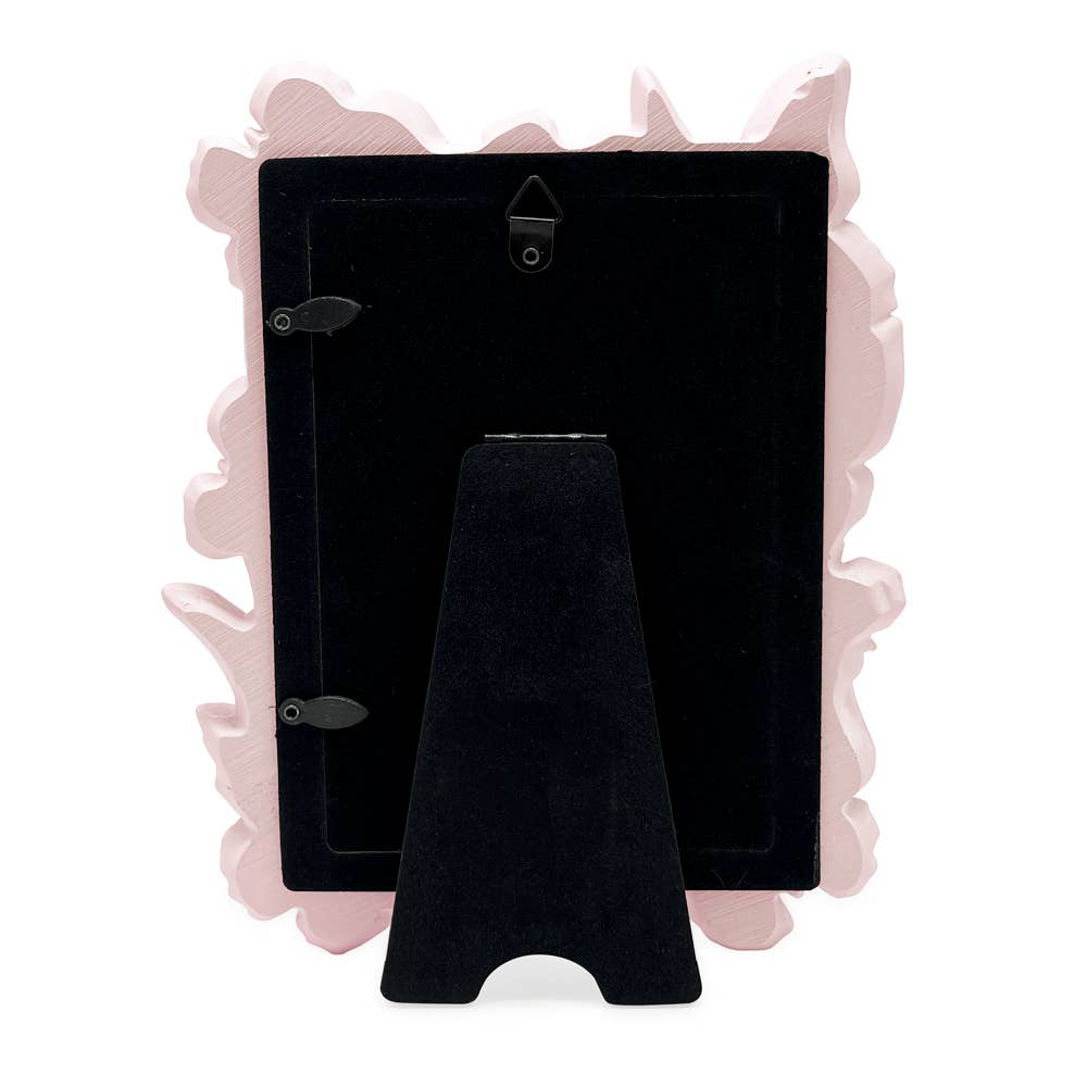 Isaac Jacobs International – Moldura por atacado – Porta-retratos em borboleta ornamentada Isaac Jacobs 4x6 Cavalete e Gancho3