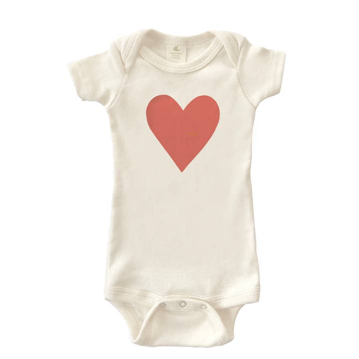 Heart Onesie - Korte ærmer for engroshandel hos JOAN RAMONE